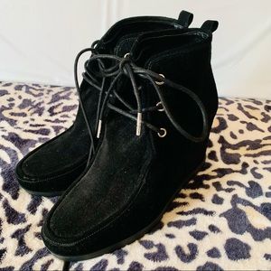 MICHAEL Michael Kors Black Suede Booties